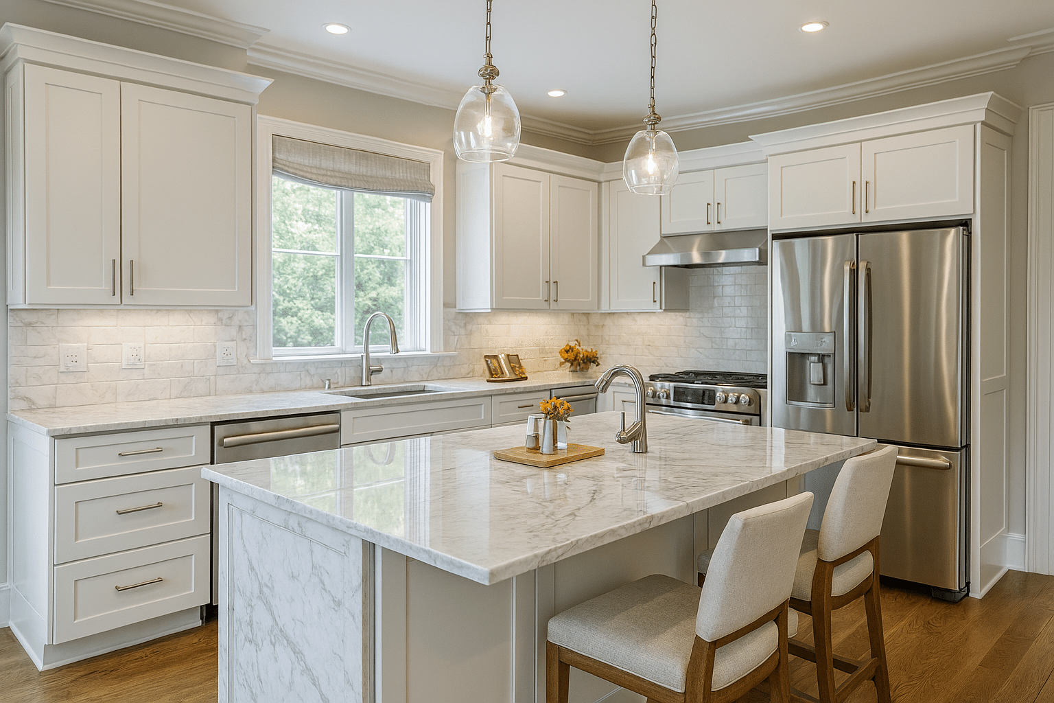 Transitional Kitchen Remodel by Creative Stone project photo