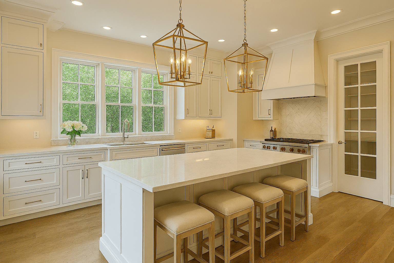 Traditional Transitional Kitchen Remodel by Creative Stone project photo