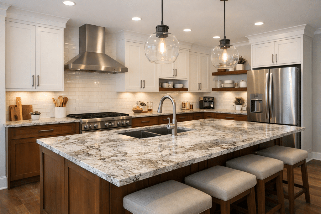 Sanford NC Kitchen remodel by Creative stone of fayetteville
